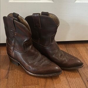 FRYE Women’s Brown Leather Western Boots